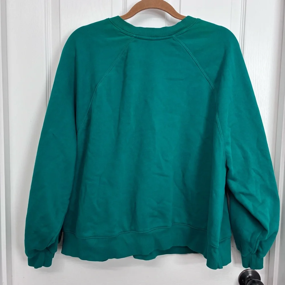 Green Cozy Winter Graphic Sweatshirt | Old Navy 2X - Picture 2 of 9